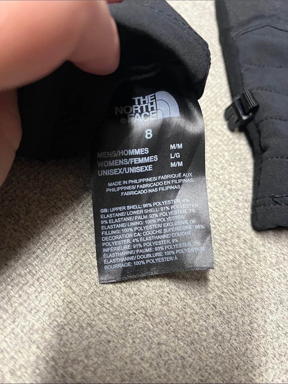 The North Face Black Men (M) or Women’s (L) Winter Gloves